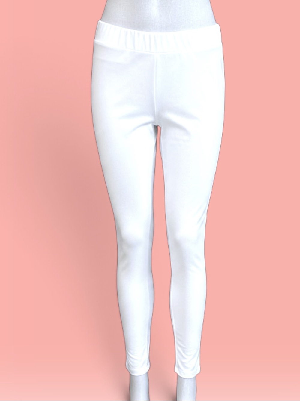 Torrid White Super Soft Stretch Leggings in Capri Length